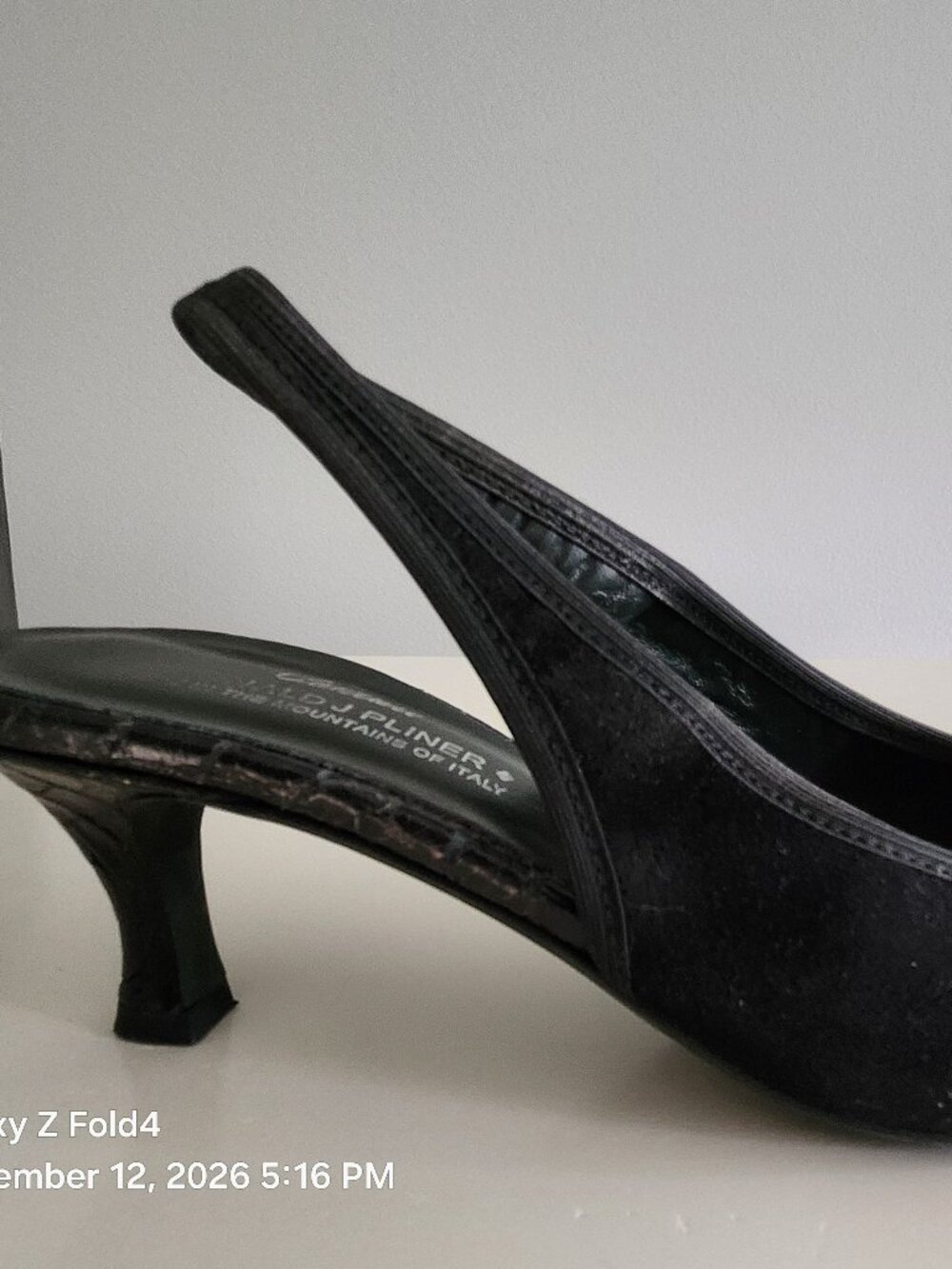 Donald Pliner Suede Slingback